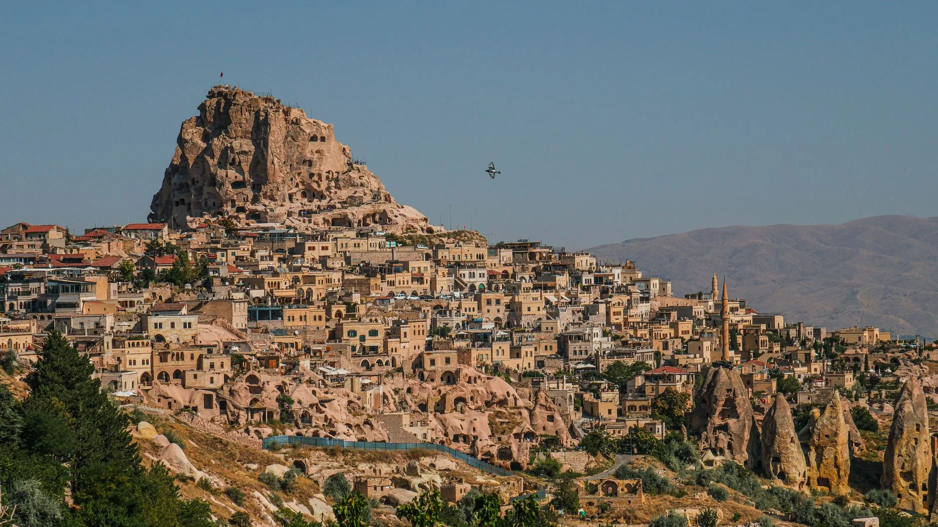Uçhisar : le calme et la vue depuis le village-forteresse